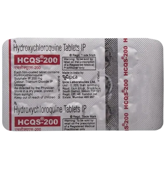 hcqs 200mg tablet 15's